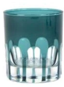 Sir Madam Rialto Old Fashion Millicent Dk Green/teal Glassware