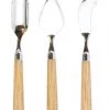 Vietri Serving Utensils Albero Oak Cheese Knife Set