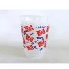 Two Funny Girls Paper Goods Shatterproof American Flag With Streamers Cup Pack