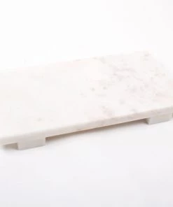 8 Oak Lane White A Marble Cheese Board/Riser