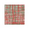 Vietri Papersoft Red & Green Plaid Dinner Napkins- Pack Of 20 Paper Goods