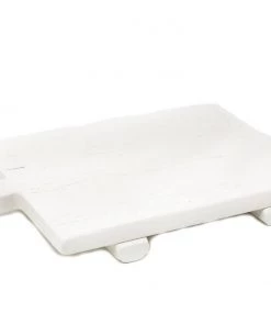 Etu Home Bianca Footed Dessert Charger Serving Pieces