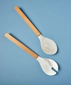 Be Home Seashell And Bamboo Serving Set