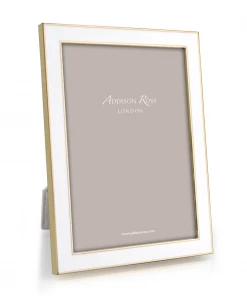 Addison Ross Gold Enamel Frame 4x6 Décor