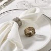 Saro Lifestyle Tabletop Metal Design Napkin Ring