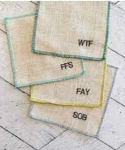 Faire Kitchen And Bar Sweary Cocktail Napkin