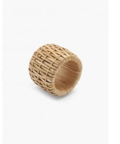 Tableau Woven Cane Napkin Ring