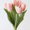 Raz Real Touch Pink Tulip Bundle Décor