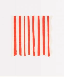Meri Meri Red Stripe Small Napkins (x16) Kitchen And Bar