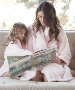 Little Giraffe Stretch Chenille Adult Robe Accessories