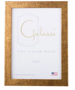 F.G. Galassi Gold With Black Drizzle Frame