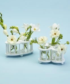 Two’s Company Décor Colonnade Floral Arranger 2 Vase