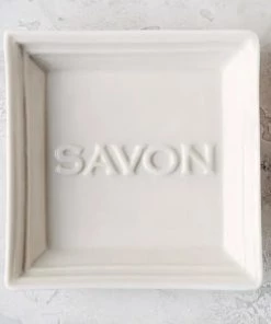 European Soaps Ceramic Soap Dish Accessories