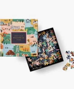 Rifle Paper Co. American Road Trip Jigsaw Puzzle