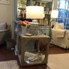 Antiques Square Side Table- Gray Décor