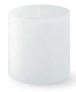 Tag 3x3 White Unscented Pillar