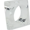 Saro Lifestyle Crystal Napkin Ring - Clear Tabletop