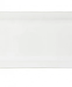 Juliska Tabletop Puro Whitewash Rectangular Appetizer Platter