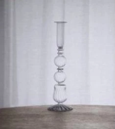 Beatriz Ball Emma Clear Set Of 2 Candlesticks Candles And Diffusers