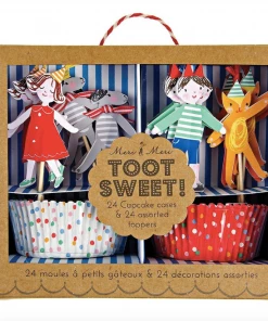 Meri Meri Tabletop Toot Sweet Children Cupcake Kit