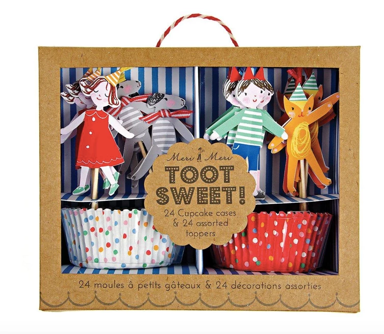 Meri Meri Tabletop Toot Sweet Children Cupcake Kit 1 Meri Meri Tabletop Toot Sweet Children Cupcake Kit