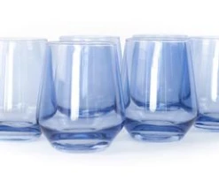 Estelle Colored Wine Stemless