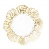 Vietri Rufolo Gold Glass Canape Plate