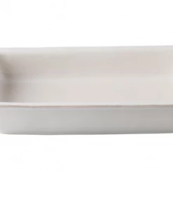 Juliska Puro Whitewash Rectangular Baker Tabletop