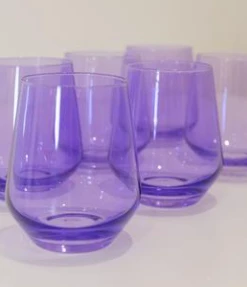 Estelle Colored Wine Stemless