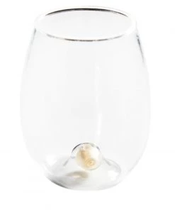 Abigails Glassware Golden Globe Stemless Wine Glass