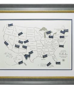Color Box Design & Letterpress, LLC USA Travel Map