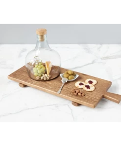 Etu Home Etu Rectangle Classic Footed Tray Décor