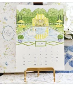 Dogwood Hill 2022 Desktop Calendar With Easel