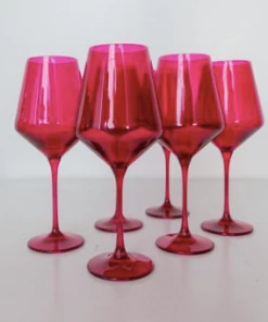 Estelle Colored Wine Stemware