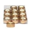 Tag Simmer Metallic Tea Lights Set Of 12