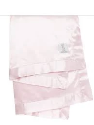 Little Giraffe Baby And Kids Velvet Deluxe Blanket-Pink