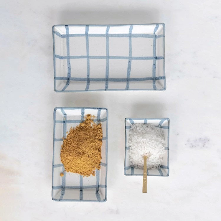 Creative Co-Op Stoneware Plate (Set Of 3) Décor 2 Creative Co-Op Stoneware Plate (Set Of 3) Décor