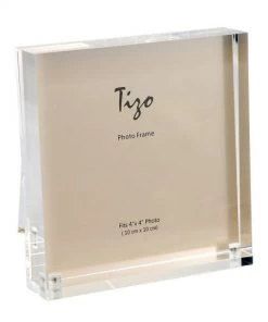 Tizo Design Acrylic Photo Frame 4x4