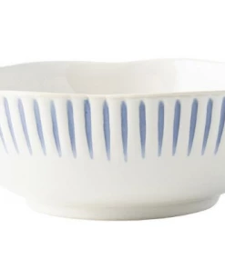 Juliska Sitio Stripe Indigo Coupe Bowl