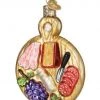 Old World Christmas Round Charcuterie Board