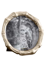 Décor Beatriz Ball Sierra Modern Bamboo Gold Round Frame 5x5