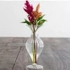 Vietri Ottico Glass Short Bud Vase/Candleholder Décor