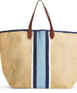 Two’s Company Santorini Jute Tote Bag