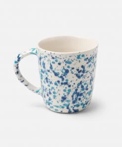 Tabletop Blue Pheasant Sconset Spongeware Mug