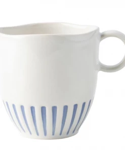 Juliska Sitio Stripe Indigo Mug