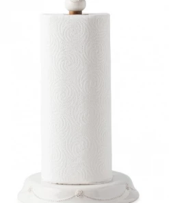 Juliska Berry & Thread Whitewash Paper Towel Holder Kitchen And Bar