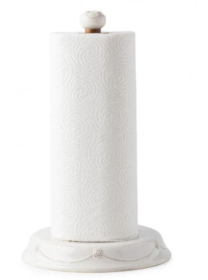Juliska Berry & Thread Whitewash Paper Towel Holder Kitchen And Bar 1 Juliska Berry & Thread Whitewash Paper Towel Holder Kitchen And Bar