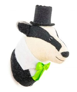 Sew Heart Felt Billie Badger Head Baby And Kids