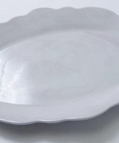 Relish Tabletop Scalloped Serving Oval