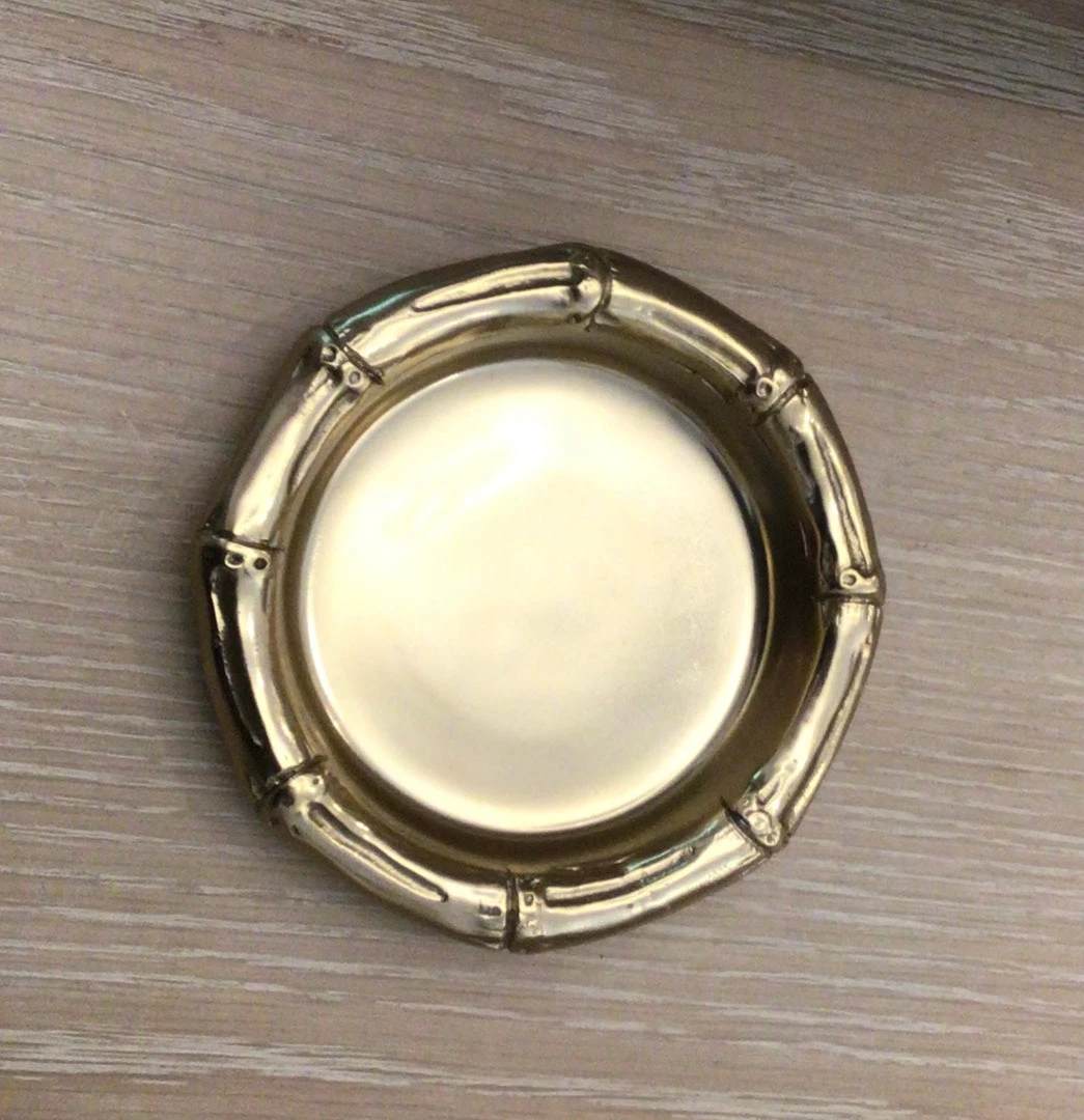 Beatriz Ball Giftables Sierra Modern Bamboo Gold Wine Coaster 1 Beatriz Ball Giftables Sierra Modern Bamboo Gold Wine Coaster